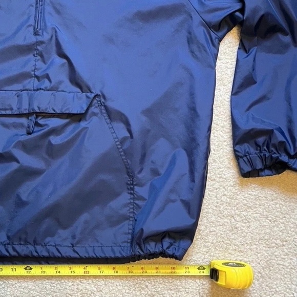 Vintage Abercrombie and Fitch Hooded Jacket Blue Anorak Windbreaker Size XL - Picture 16 of 16